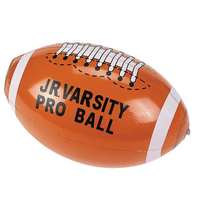 Inflatable Football Accessory Fun Novelty Costume Blow Up NFL Play Prop   